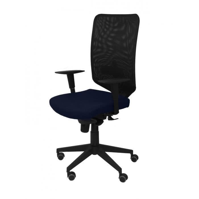 Modell 16SNBALI200 Negra Ergonomisk kontorsstol med synkron och höjdjusterbar mekanism Svart mesh ryggstöd