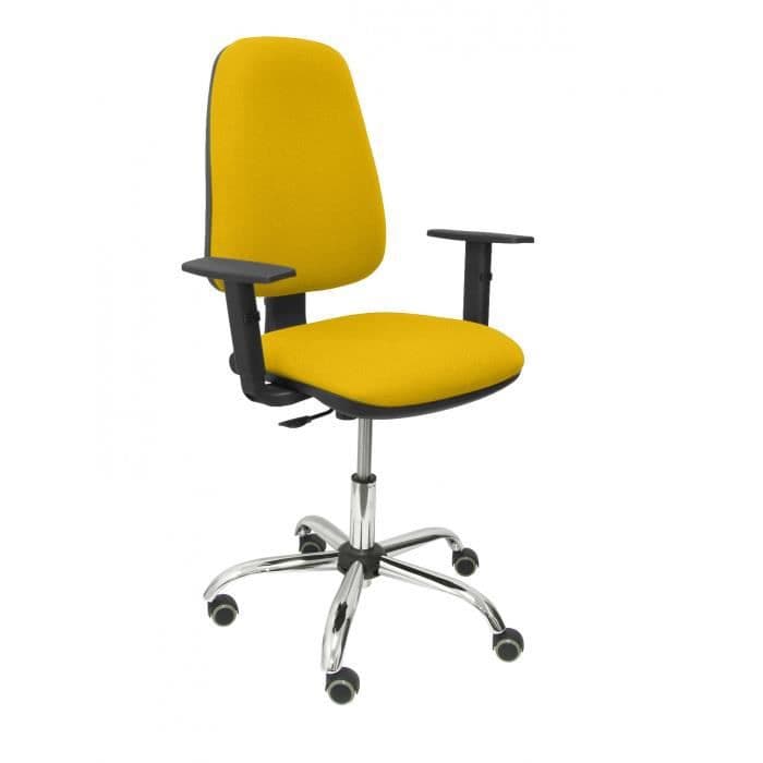 Modell 17CPBALI100B10 Ergonomisk kontorsstol med permanent kontaktmekanism och justerbar i höjdled Sits och ryggstöd