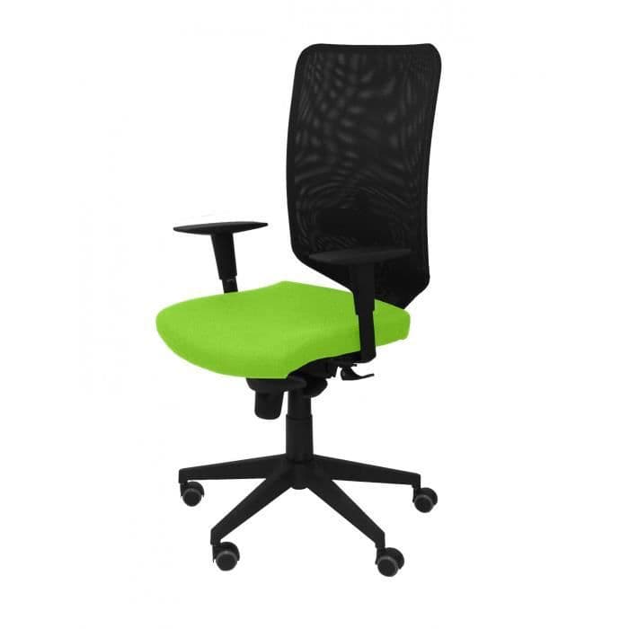 Modell 16SNBALI22 Negra Ergonomisk kontorsstol med synkronmekanism och justerbar i höjdled Svart mesh-ryggstöd