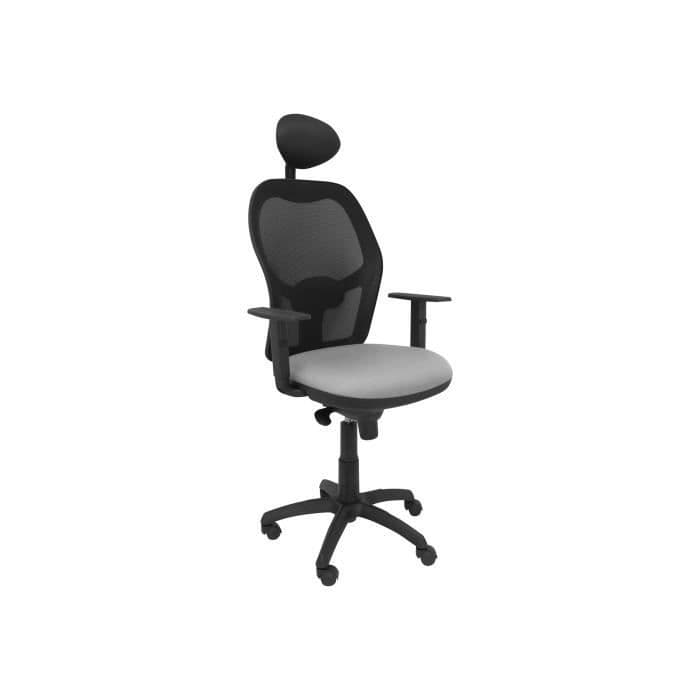 Piqueras y Crespo Jorquera Stol vridbara T armstöd Bali tyg svart, ljusgrå