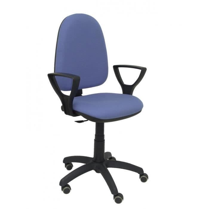 Modell 04CPBALI261BGOLFRP Ergonomisk kontorsstol med permanent kontaktmekanism, höjdjusterbar och parketthjul