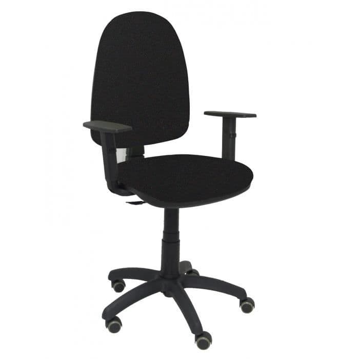 Modell 04CPBALI840B10RP Ergonomisk kontorsstol med permanent kontaktmekanism, höjdjusterbar och parketthjul