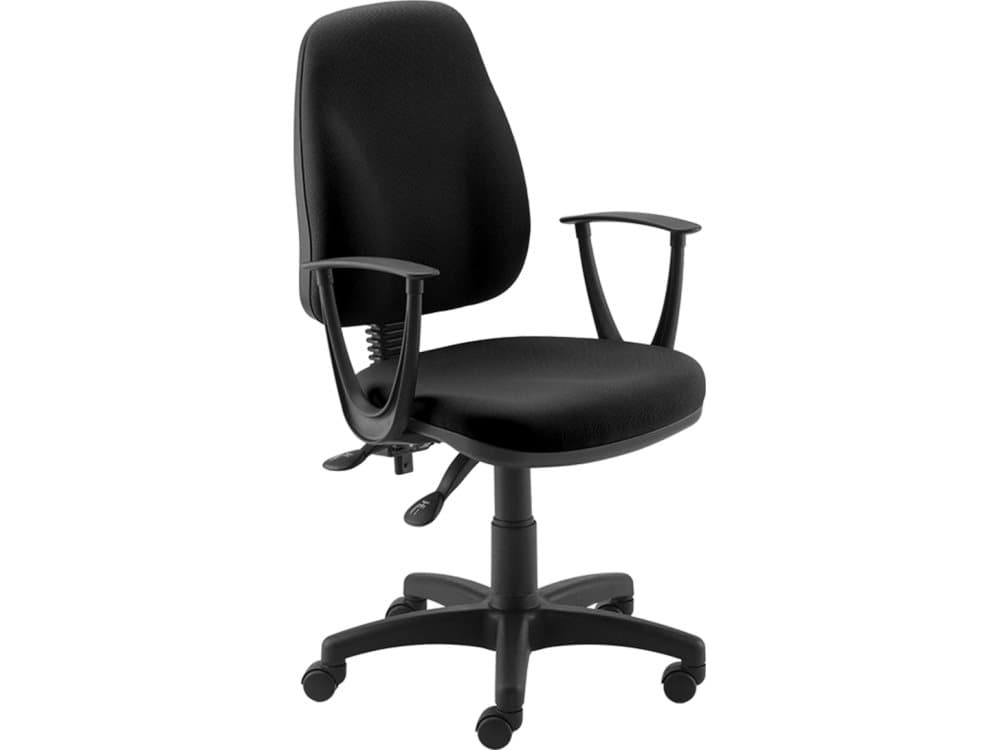 Office Products Paros Black Office Chair