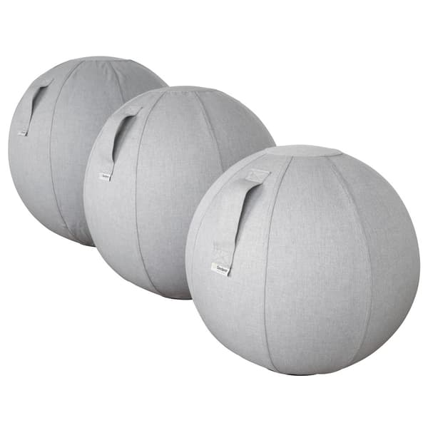 Ergonomisk sittboll - 65 cm - Ljusgrå