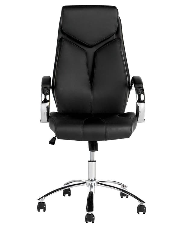 Kontorsstol Brun och Svart Konstläder Vridbar Datorstol Justerbar Modern Kontor Gamingrum