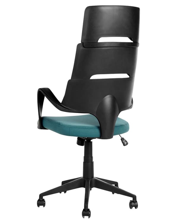 Kontorstol Blågrønn Stoff Svingbar Justerbar Ergonomisk Arbeidsstol Hjemmekontor Trendy design