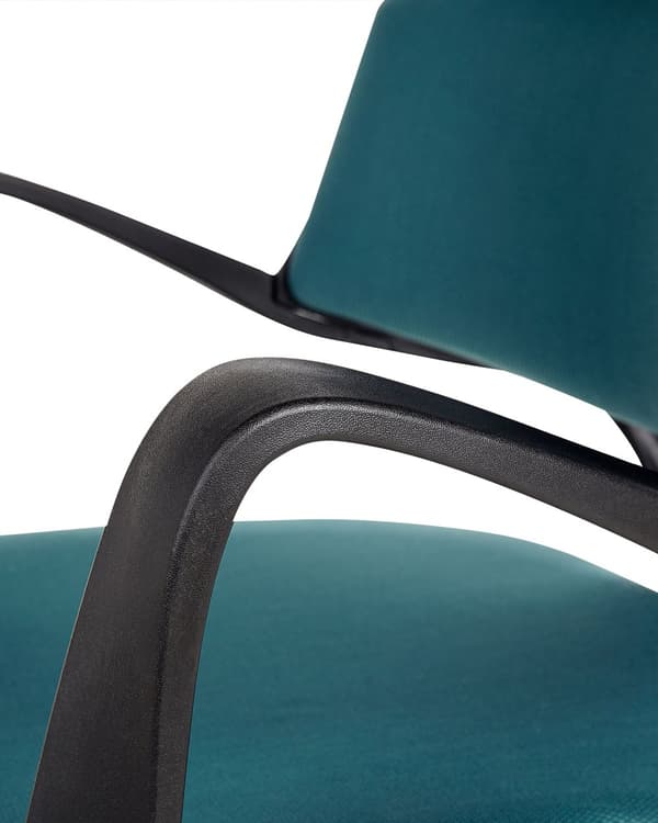 Kontorstol Blågrønn Stoff Svingbar Justerbar Ergonomisk Arbeidsstol Hjemmekontor Trendy design