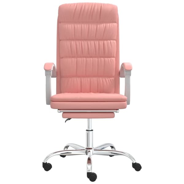 vidaXL kontorstol kunstlæder pink