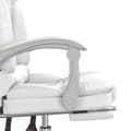 Miniatyrbillede 10 af 11: vidaXL kontorstol med massagefunktion kunstlæder hvid