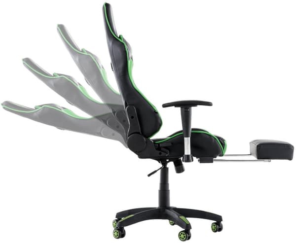 CLP Kontorsstol XL Turbo Konstläder med fotstöd