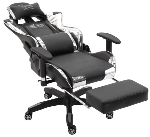 CLP Kontorsstol XL Turbo Konstläder med fotstöd