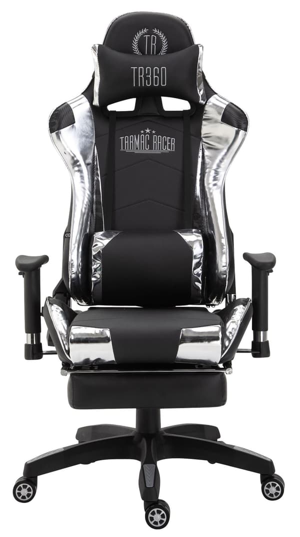 CLP Kontorsstol XL Turbo Konstläder med fotstöd