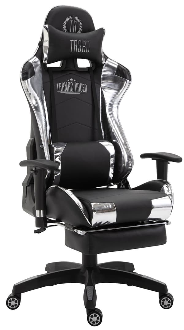 CLP Kontorsstol XL Turbo Konstläder med fotstöd