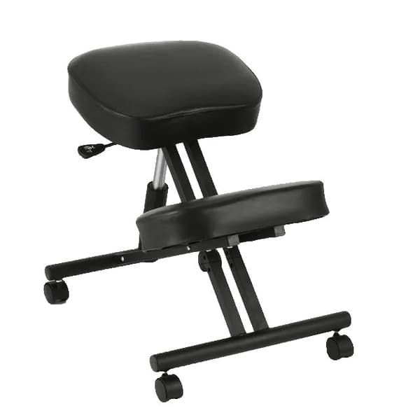 Ergonominen Polvituoli - Luonnollinen Koivupuu, 100kg Kestävyys, Ryhdin Korjaus & Kivunlievitys