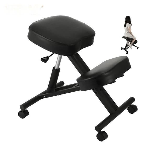 Ergonomisk Knästol - Justerbar Höjd, Skumdynor, 90 kg Belastningskapacitet