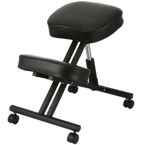 Ergonomisk Knästol - Justerbar Höjd, Skumdynor, 90 kg Belastningskapacitet