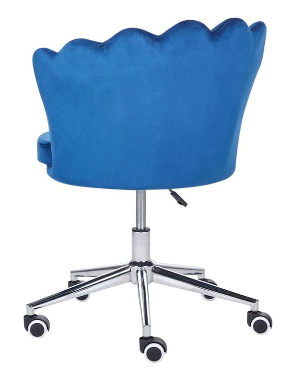 Kontorsstol Grön Sammet Justerbar Höjd Hemmakontor Barnrum Art Déco Klassisk Modern Design