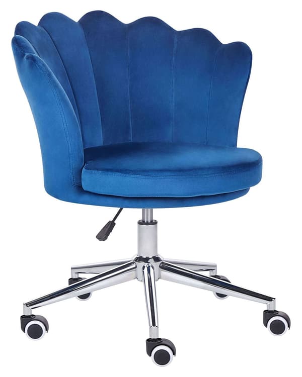 Kontorsstol Grön Sammet Justerbar Höjd Hemmakontor Barnrum Art Déco Klassisk Modern Design