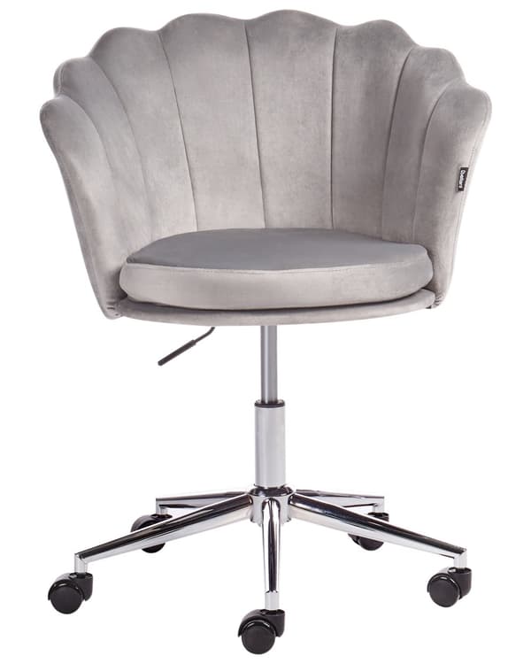Kontorsstol Grön Sammet Justerbar Höjd Hemmakontor Barnrum Art Déco Klassisk Modern Design