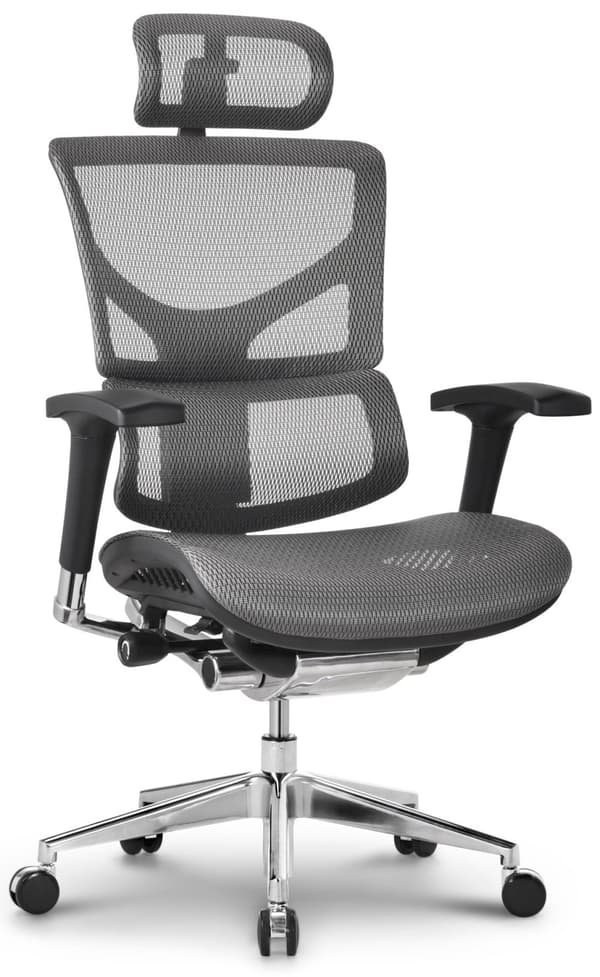 CLP Toimistotuoli Spokane Ergonominen harmaa
