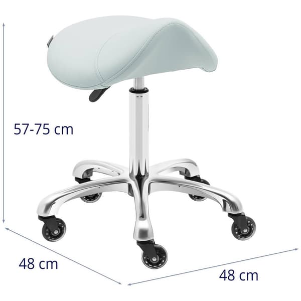 physa Sadelstol - 570–750 mm - 150 kg - Pistaschgrön