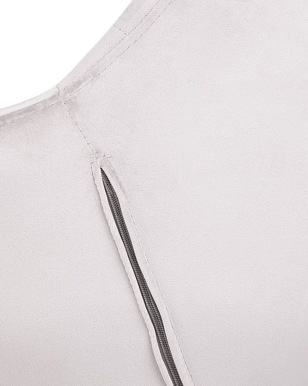 Kontorsstol Grå Sammet Justerbar Höjd Femfotskryss Elegant Design Hemmakontor