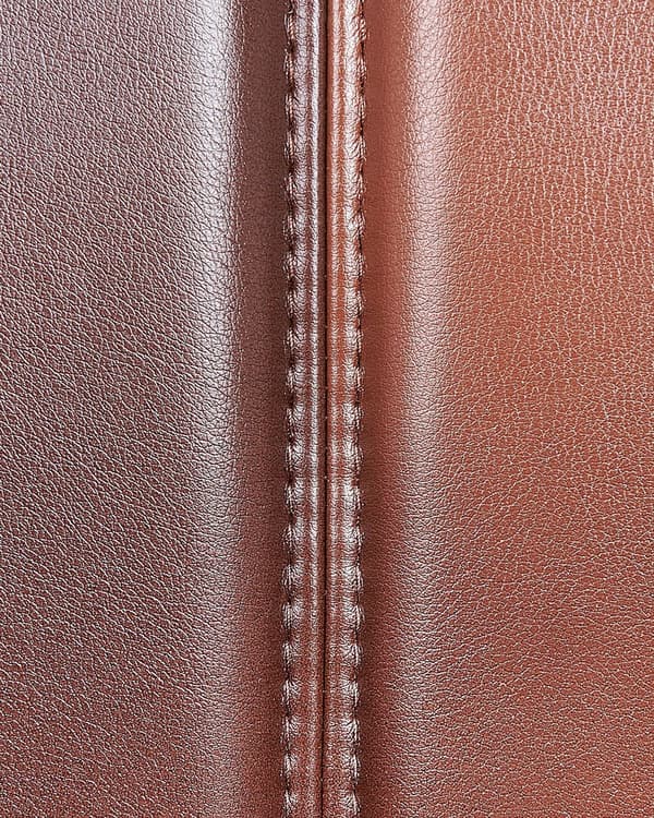Kontorsstol Brun Konstläder Justerbar Höjd Elegant Design Hemmakontor