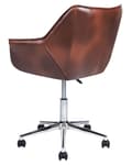 Miniatyrbilde 6 av 11: Kontor kontorstol brun imitert skinn høydejusterbar elegant