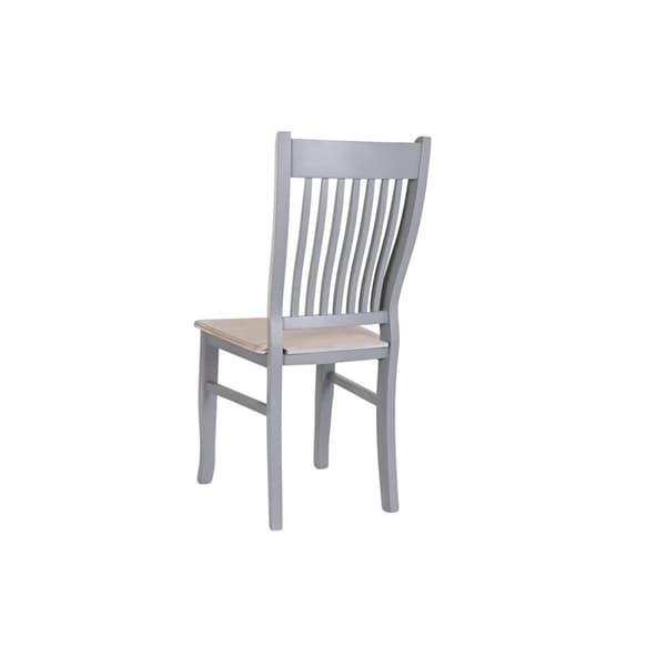 Matsalsstol DKD Home Decor 40 x 42 x 94,5 cm Naturell Grå