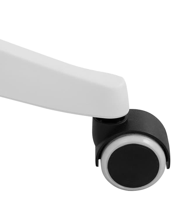 Kontorsstol Svart konstläder Svängbar Gaslyft Justerbar Höjd med Hul Ergonomisk Modern Design Hemmakontor