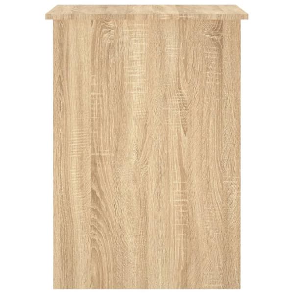vidaXL Skrivebord sonoma eik 100x55x75 cm konstruert tre