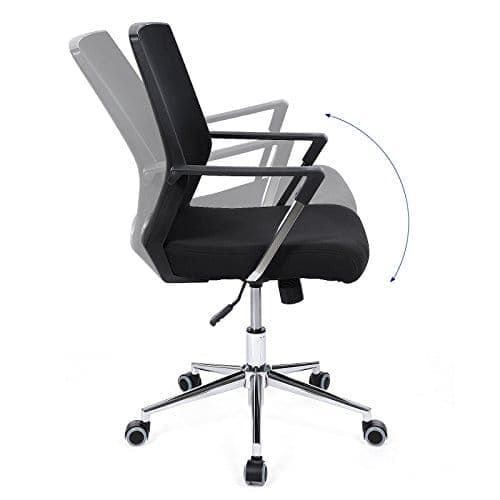 Kontorstol Stor siddeflade 48 cm bredde ved 50 cm dybde