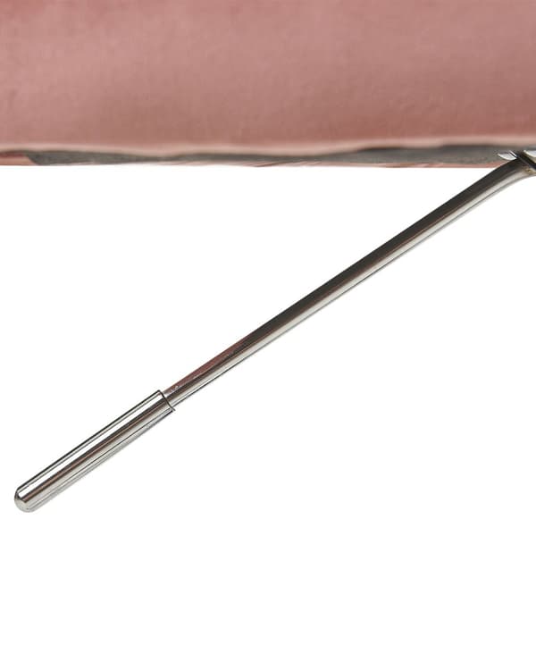 Kontorstol Lyserød Velour Moderne Skrivebordsstol med Hjul Drejestol til Pigeværelse Ergonomisk Stol med Armlæn