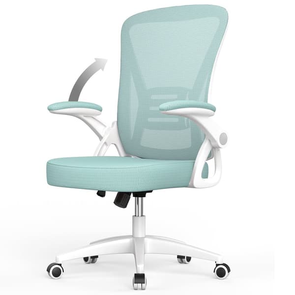 Ergonominen työtuoli, korkeussäädettävä kääntyvä tuoli kotiin ja toimistoon