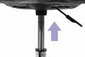 Pikkukuva 6 / 9: Työtuoli AVOLA - ergonominen - ECO-nahka - harmaa