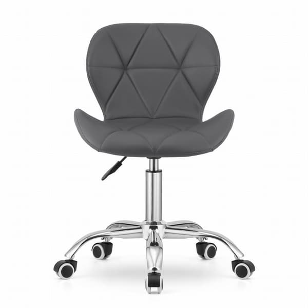 Työtuoli AVOLA - ergonominen - ECO-nahka - harmaa
