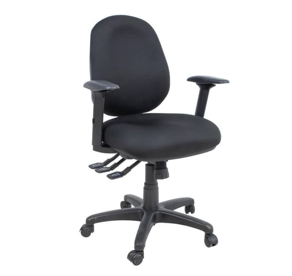 Arbejdsstol SAGA sort