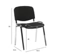 Miniatyrbilde 2 av 2: Gjestestol ISO sort/krom