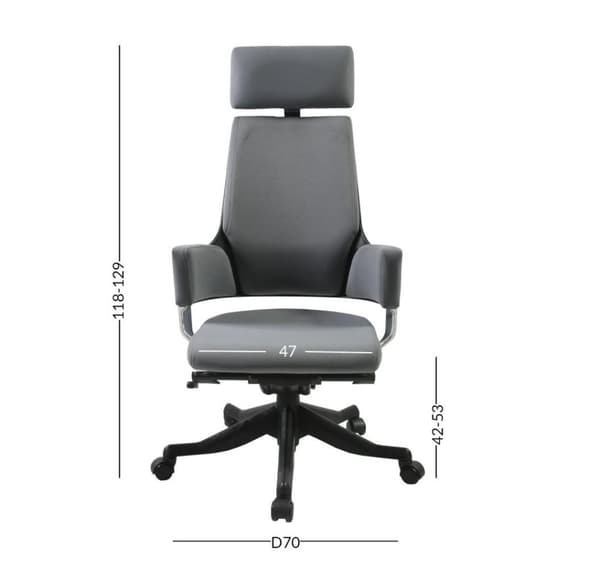 Arbejdsstol DELPHI grå