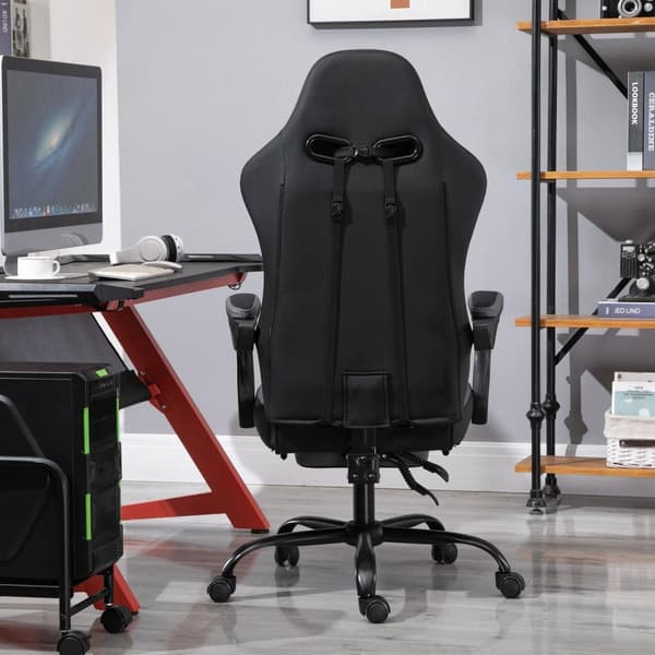 Rootz Gaming Chair - Sort - Skum, Pu - 24,4 cm x 20,47 cm x 50,39 cm