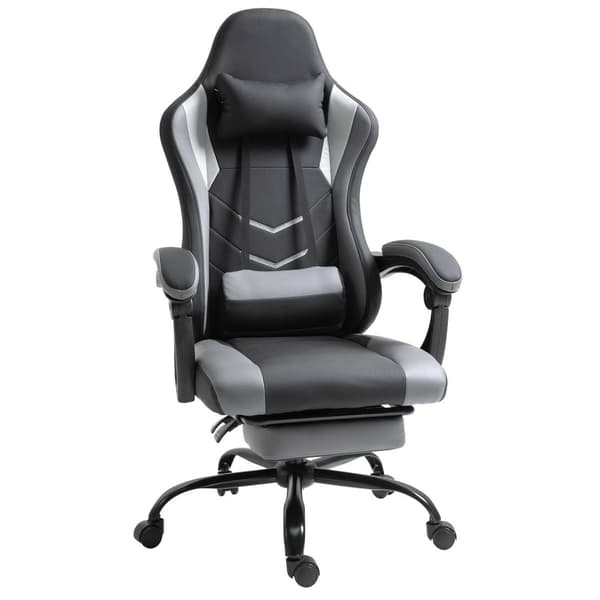 Rootz Gaming Chair - Sort - Skum, Pu - 24,4 cm x 20,47 cm x 50,39 cm