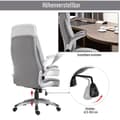 Pikkukuva 5 / 11: Rootz Executive -tuoli - harmaa - vaahto, muovi, Mdf - 27,36 cm x 29,92 cm x 47,64 cm