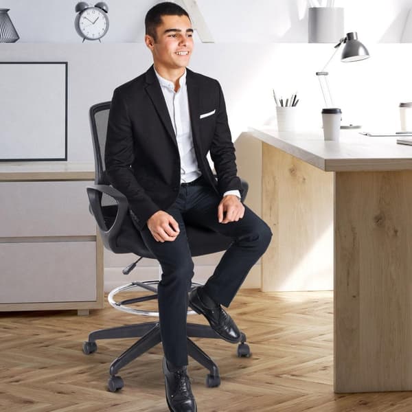 Rootz Executive -tuoli - musta - verkko, muovi, metalli - 23,42 cm x 23,62 cm x 49,61 cm