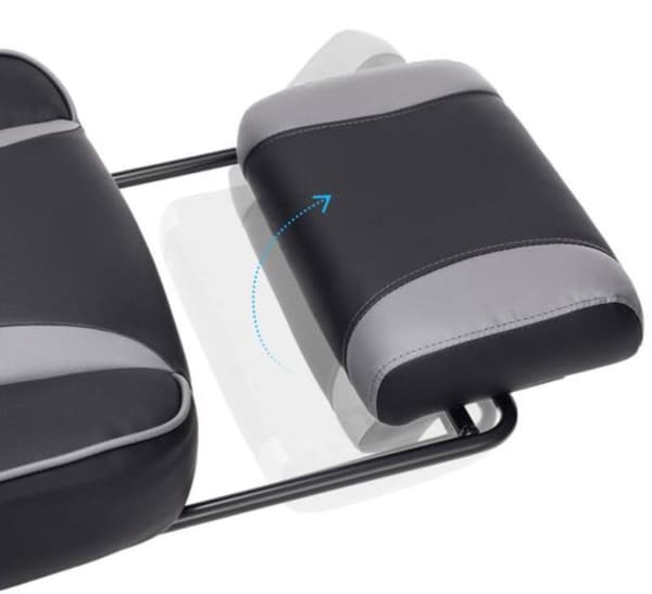Rootz Gaming tuoli - Työtuoli - Kääntyvä tuoli - Jalkatuki - Niskatuki - Ristiselän pehmuste - Ergonominen - Korkeussäädettävä - Musta - 67 x 66 x (11