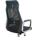 Miniatyrbild 6 av 7: Rootz Kontorsstol - Snurrstol - Executive stol - Mesh - Svankstöd - Justerbar i höjdled - Ergonomisk - Svart - 60 x 53 x 113-123 cm