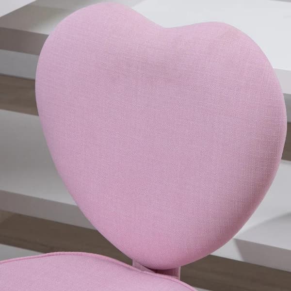 Rootz Skrivbordsstol - Stol Vridbar - Stol Dator - Stol - Stolsits - Rosa - 40 x 50 x 79-89 cm