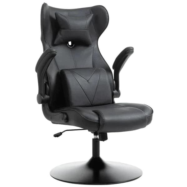 Rootz Gaming Chair - Datorstol - Kontorsstol - Skrivbordsstol - Snurrstol - Svart - 67x75x112 cm