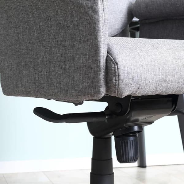 Rootz Kontorstol - Ergonomisk drejestol - Højdejusterbar - Lysegrå - 68 x 72 x 120-126 cm