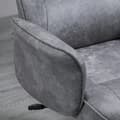 Miniatyrbillede 3 af 6: Rootz Kontorstol - Skrivebordsstol - Drejestol - Ergonomisk arbejdsstol - Lysegrå - 67 x 69 x 92-102 cm