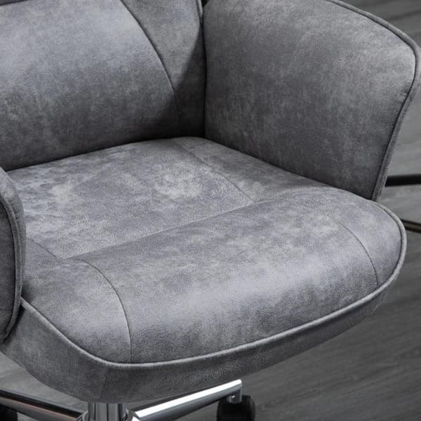 Rootz Kontorstol - Skrivebordsstol - Drejestol - Ergonomisk arbejdsstol - Lysegrå - 67 x 69 x 92-102 cm